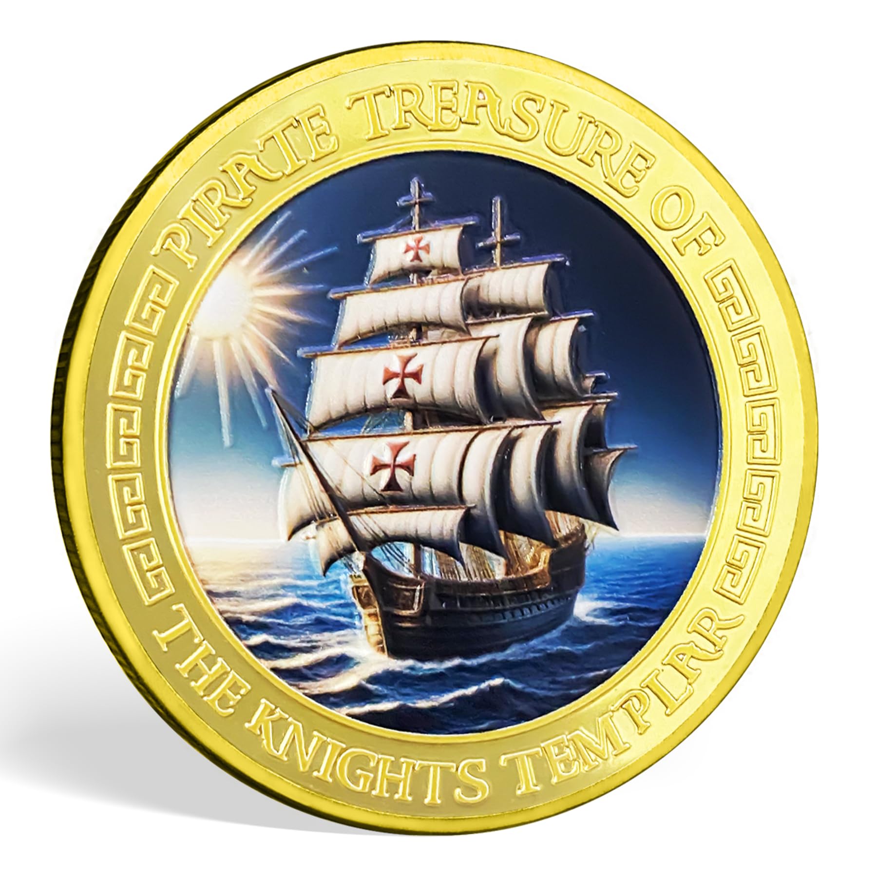 Knights Templar Challenge Coin (Pirate) mysite