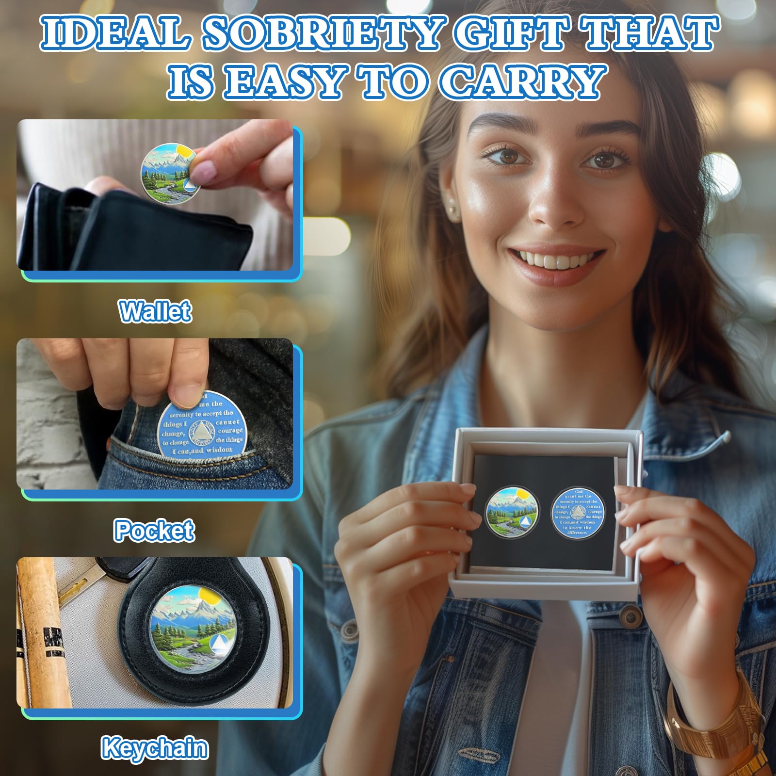 Personalized Sunrise Valley Sobriety Coin mysite