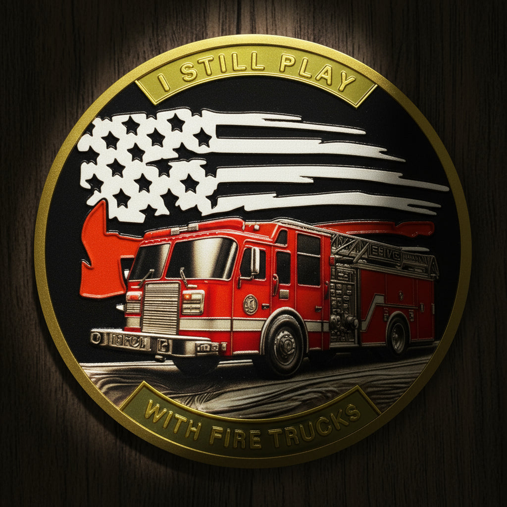 Firefighter Helmet Challenge Coin mysite