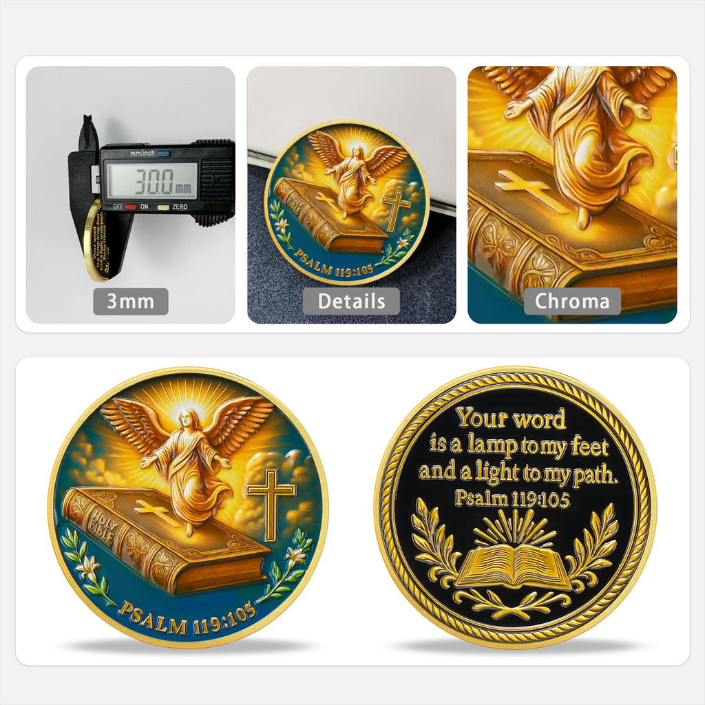 Bible Angel Religious Coin mysite