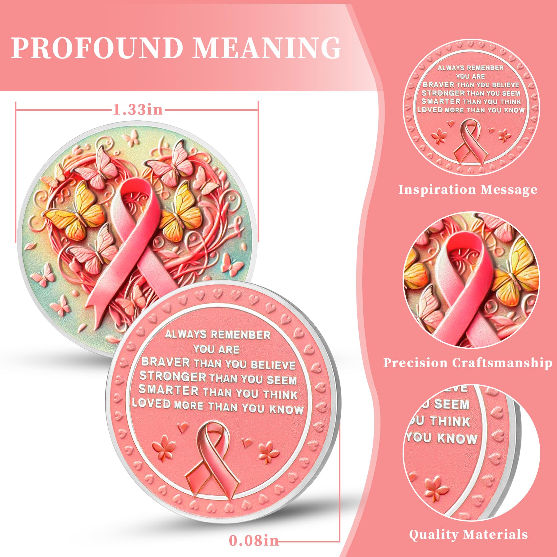 Breast Cancer Survivor Inspirational Recovery Coin mysite