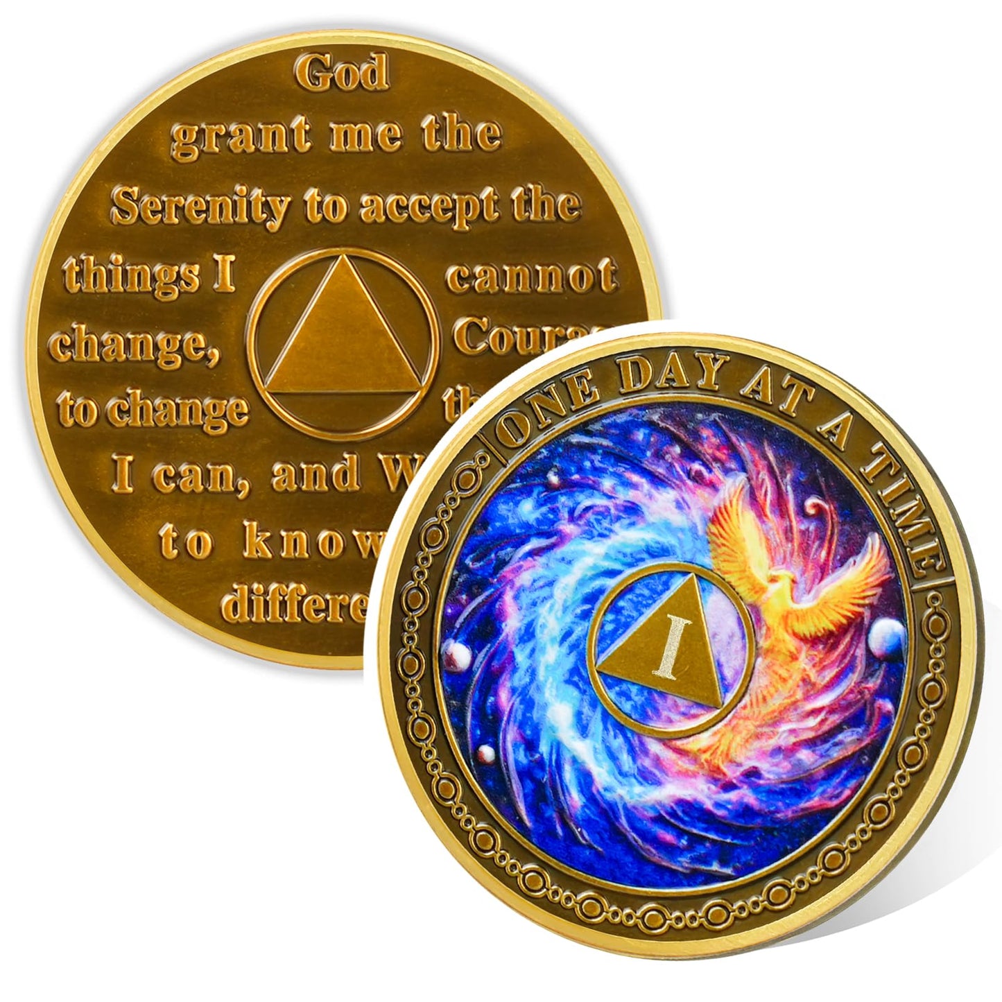 Personalized Phoenix Rebirth Sobriety Coin mysite