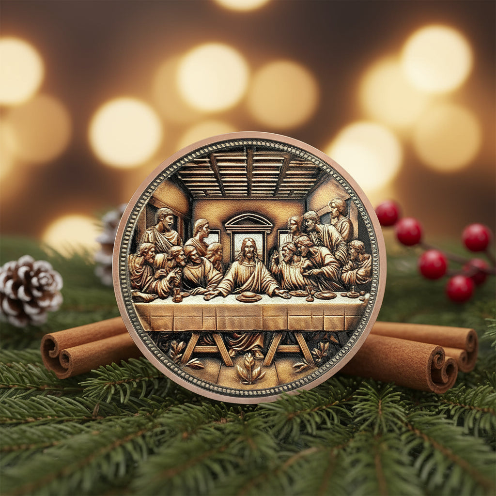 The Last Supper Christian Challenge Coin mysite