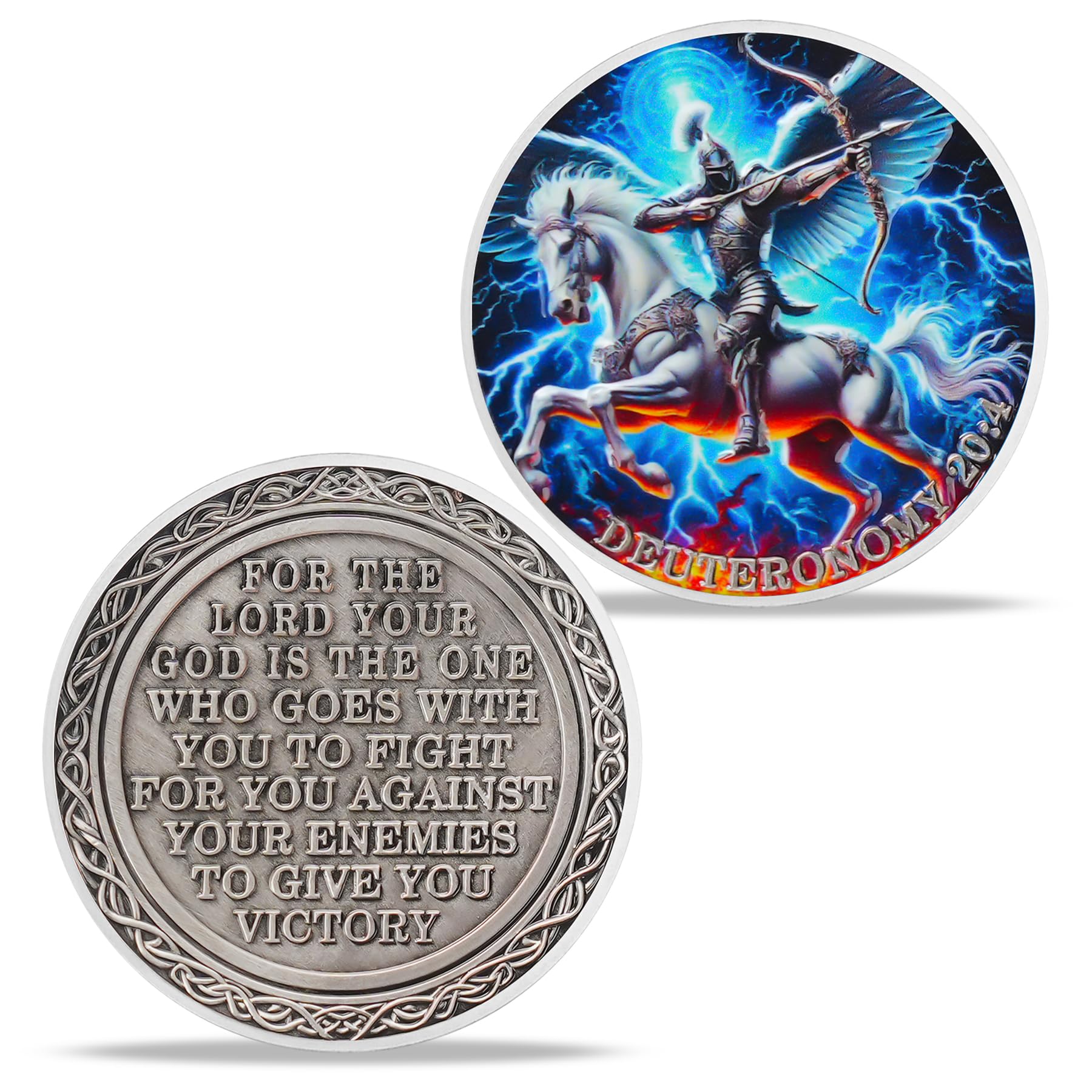 Holy City White Horse Knight Challenge Coin mysite