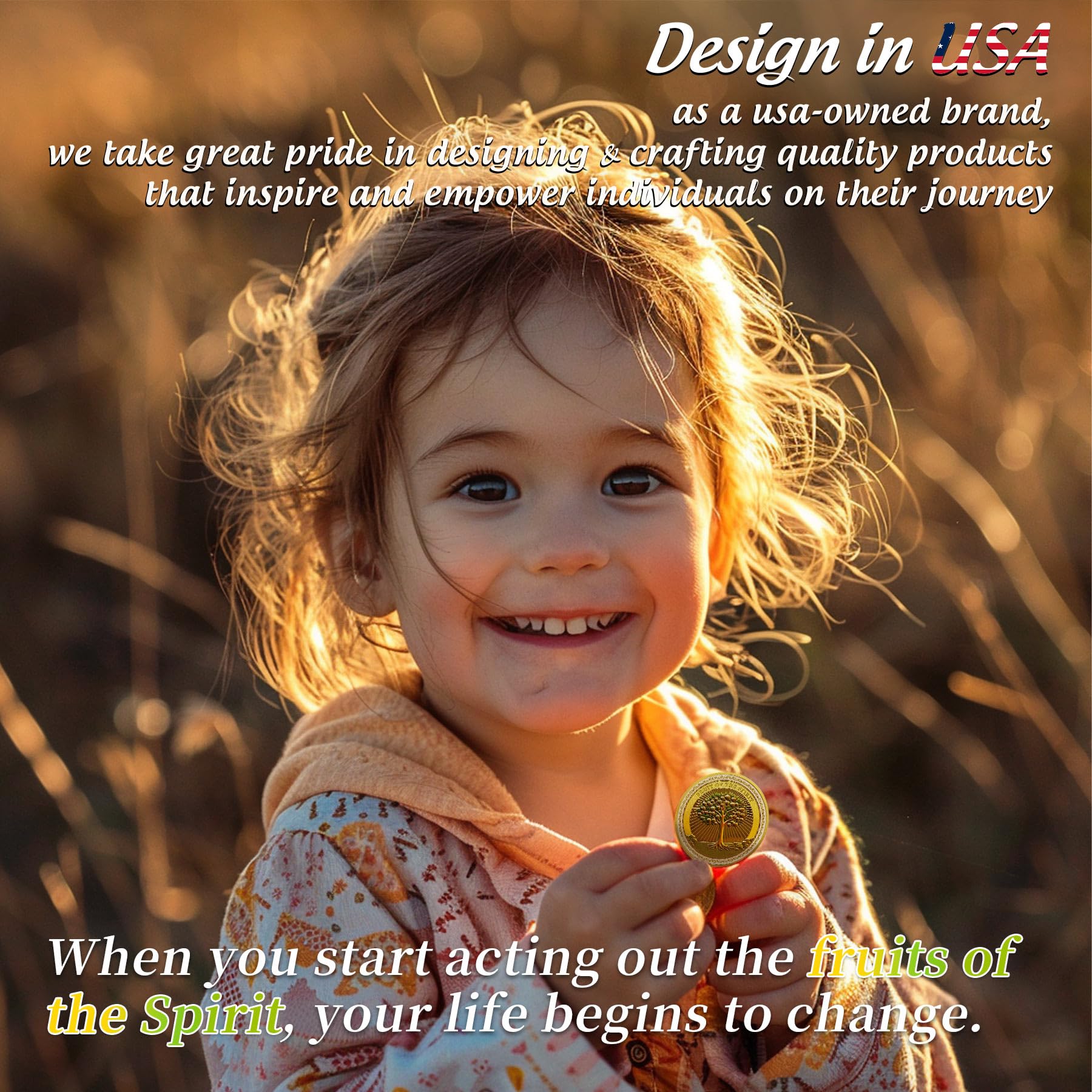 Fruit of The Spirit Christian Challenge Coin mysite