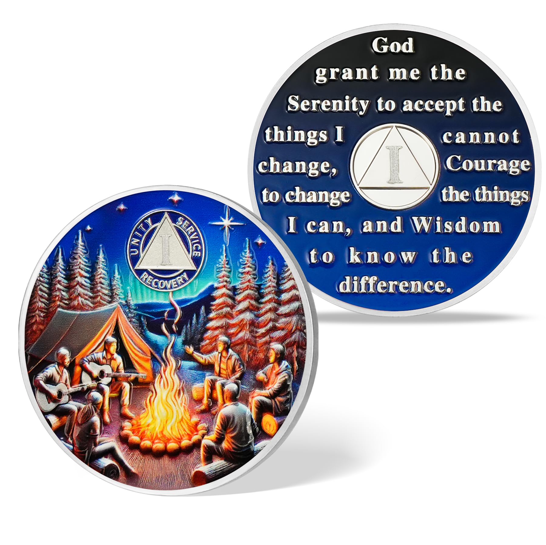 Personalized Camp Bonfire Sobriety Coin mysite
