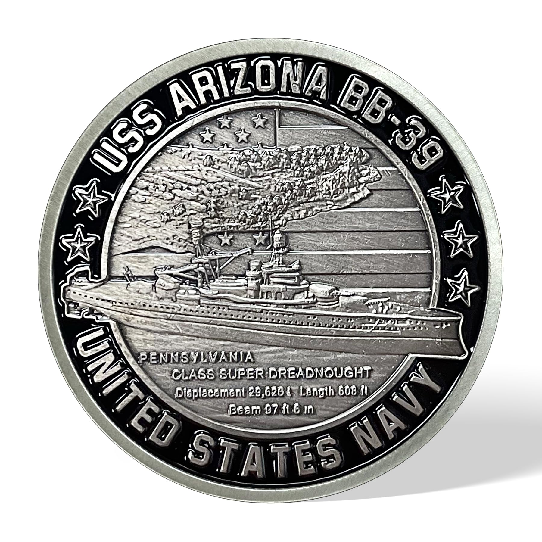 AtSKnSK USS Arizona Remember Pearl Harbor Challenge Coin Memorial Coin mysite