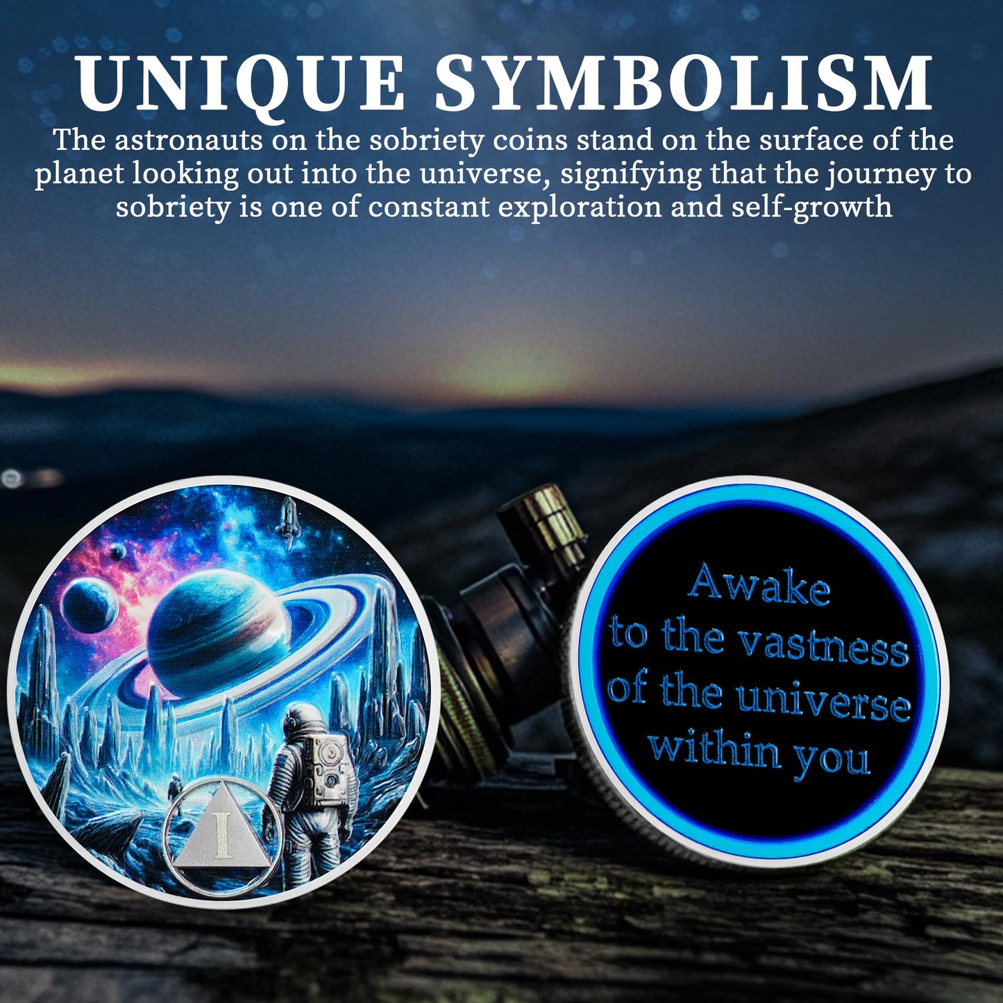 Personalized Cosmic Trek Awakening The Inner Self Recovery Sobriety Coin mysite