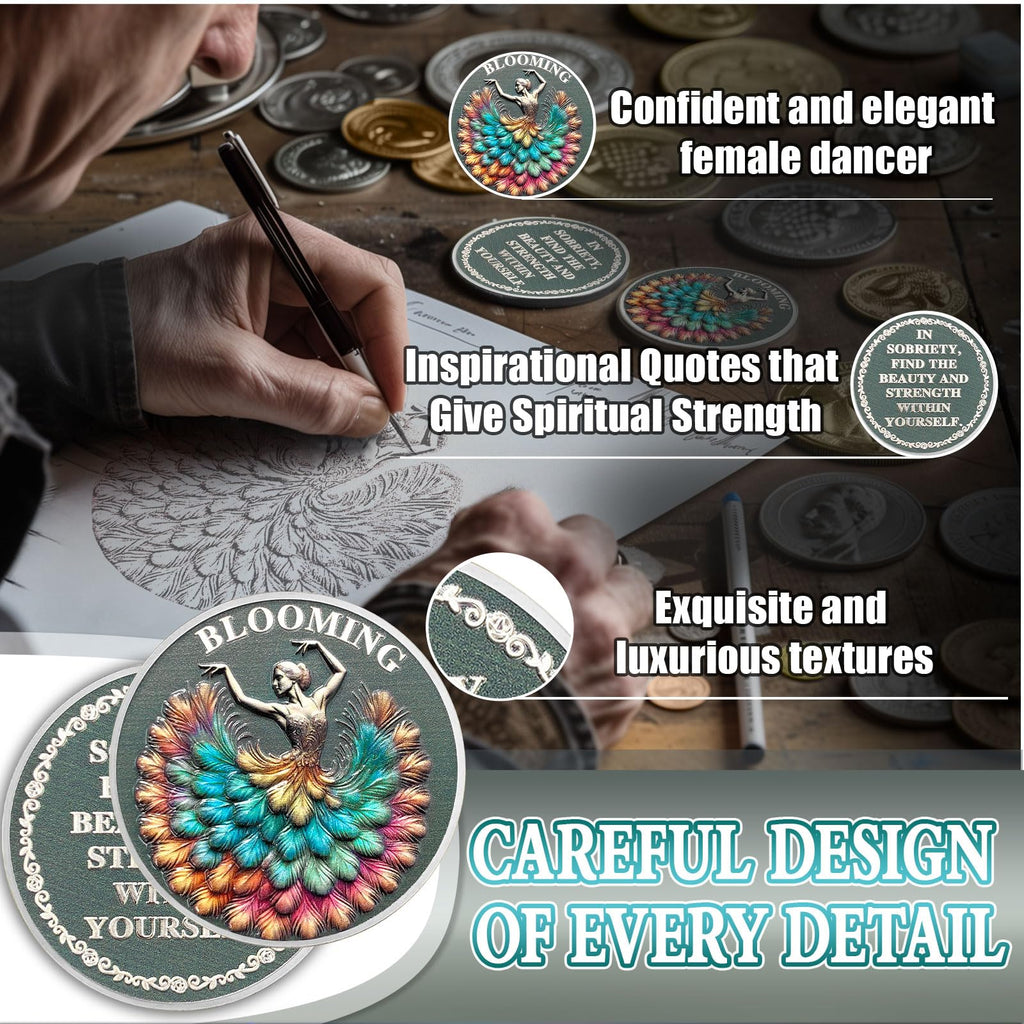 Blooming & Awakening Dancing Life Sobriety Coin mysite