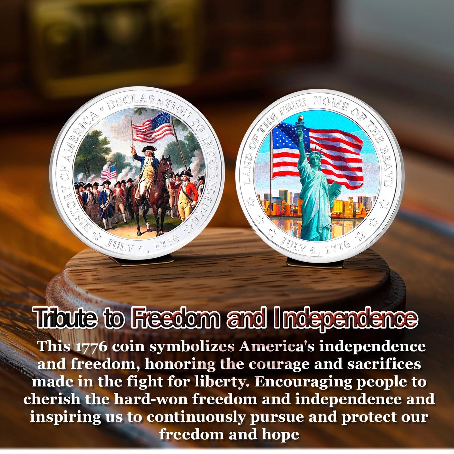 US Independence Commemorative Military Challenge Coins mysite