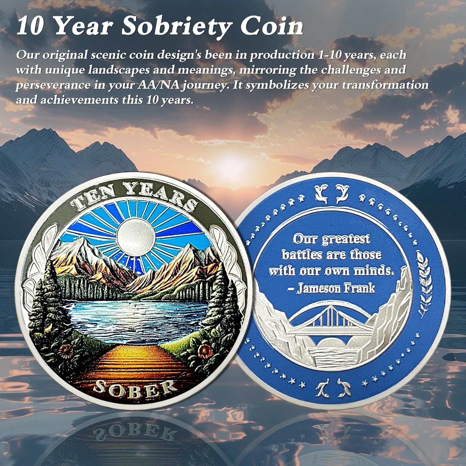 1-10 Years Celebrate Recovery Addicts Sobriety Coin mysite