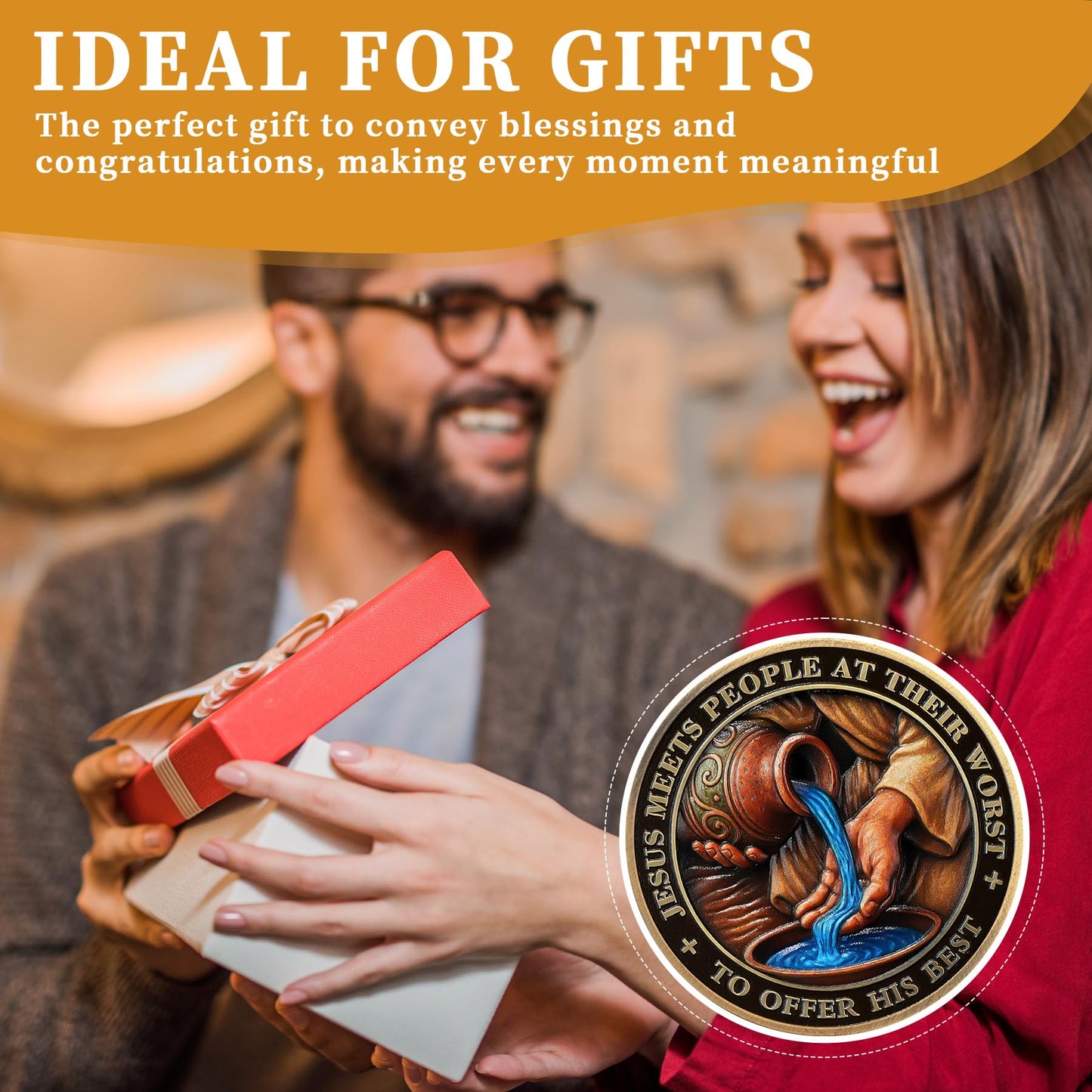 Jesus Meets People at Their Worst  Christian Jesus Grace Coin mysite