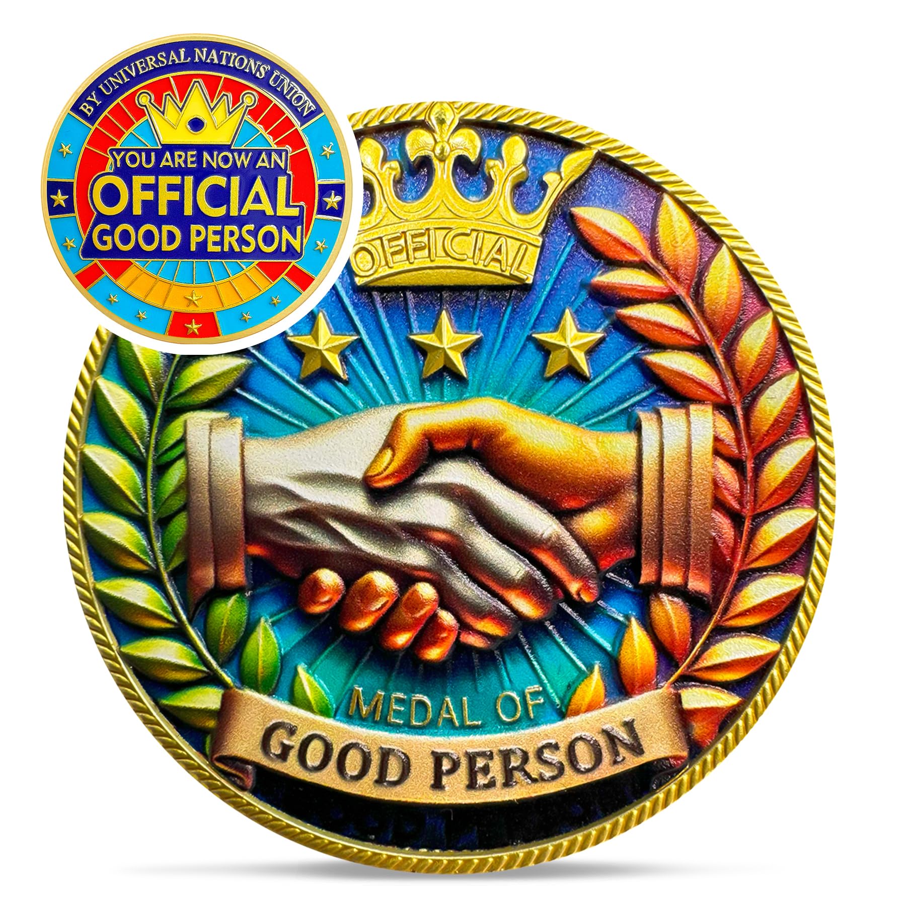 Original Official Good Person Funny Challenge Coin mysite