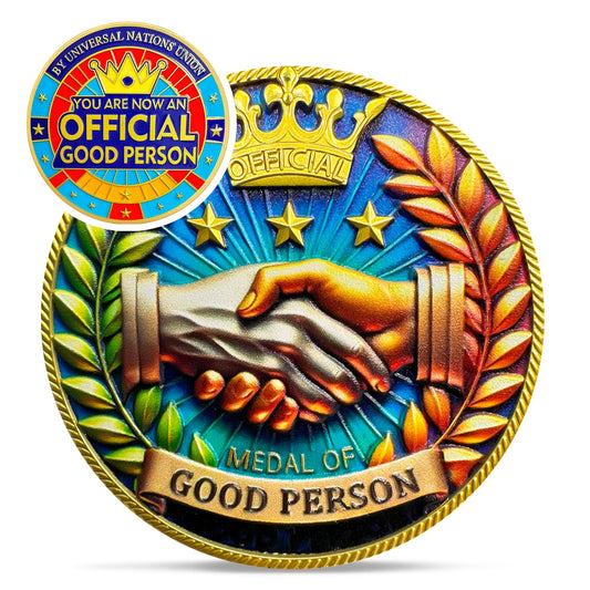Original Official Good Person Funny Challenge Coin mysite