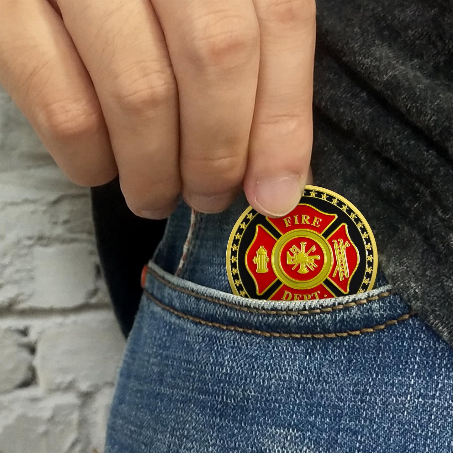 Firefighter Helmet Challenge Coin mysite