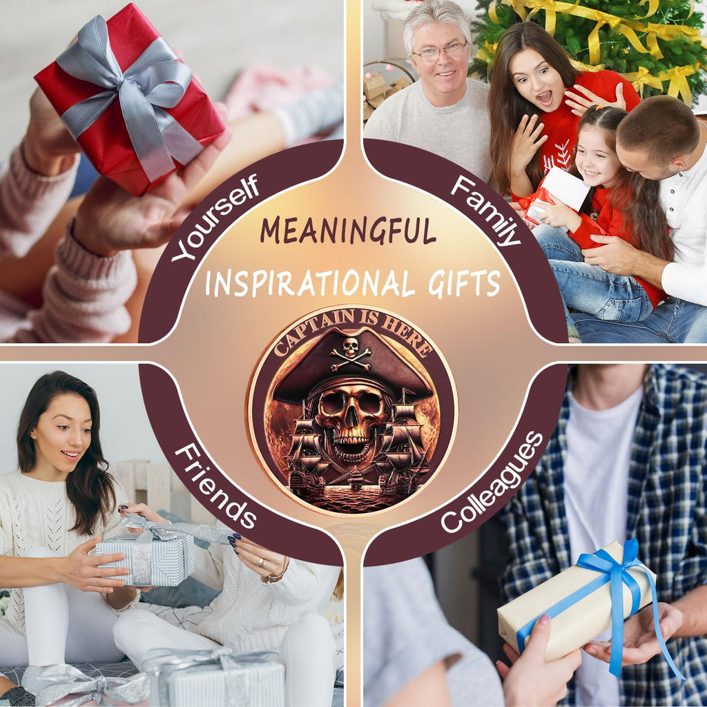 Pirate Coin Let's Pillage Till Dawn Skull Challenge Coins mysite