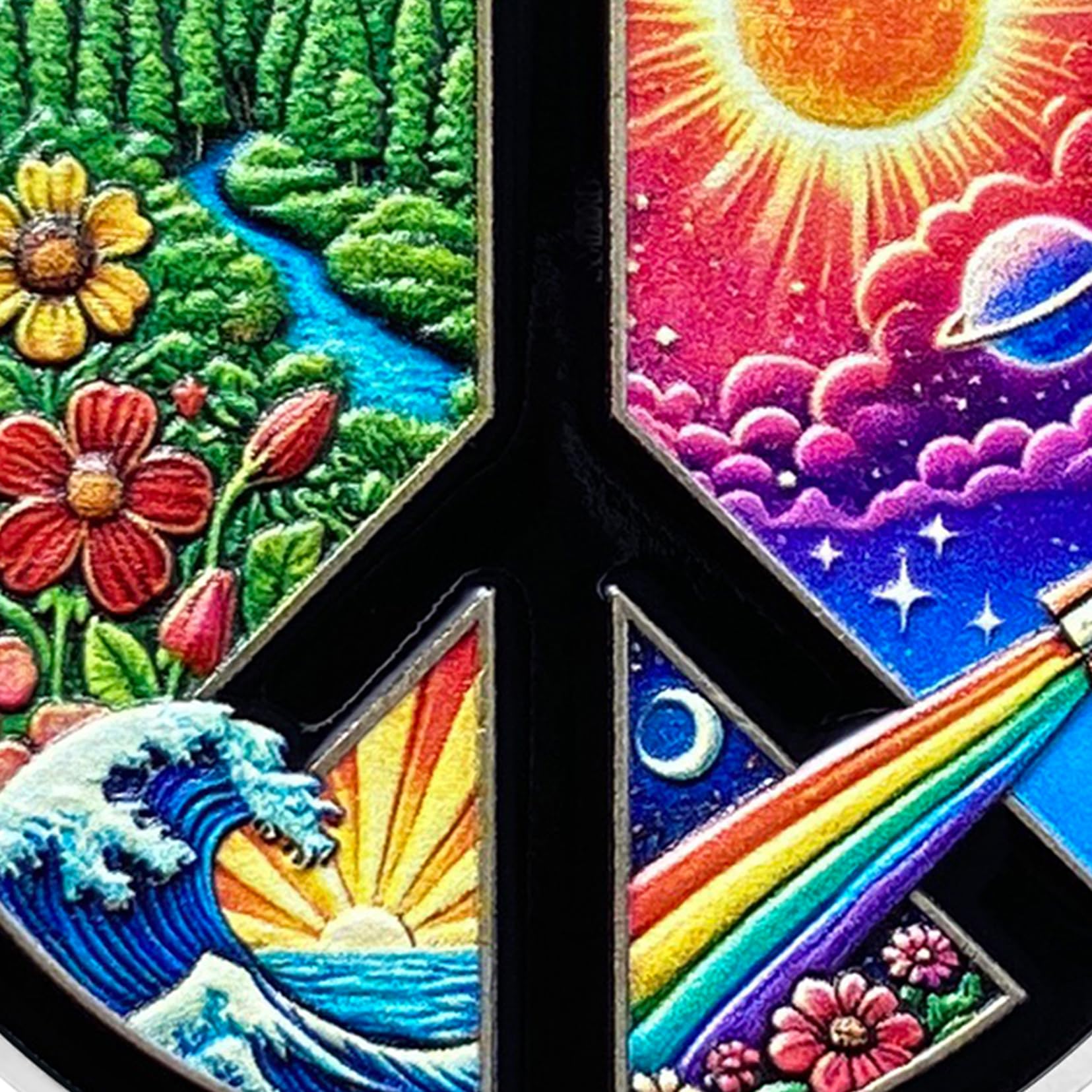 Nature Harmony & Universal Love Environmental Peace Coin mysite