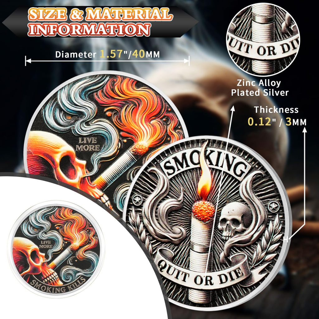 Quit Smoking Recovery Sobriety Coin mysite