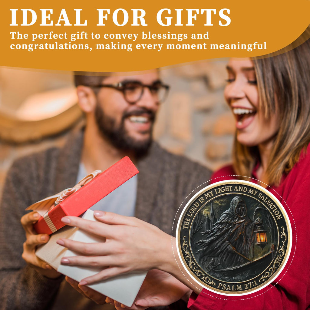 The Lord is My Light Christian Challenge Coin mysite