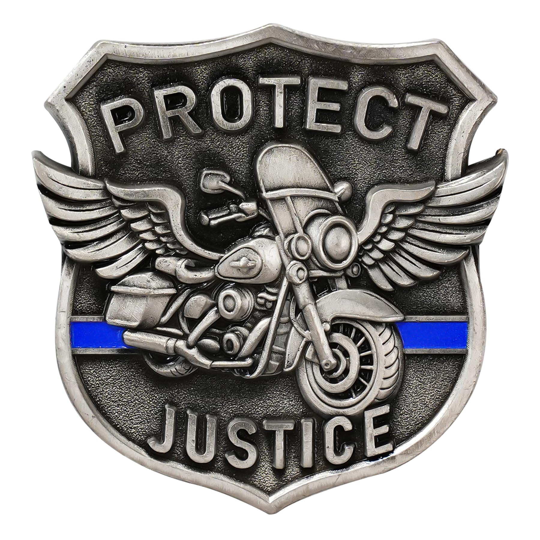 Unique Shape Motorcycle Police Challenge Coin mysite