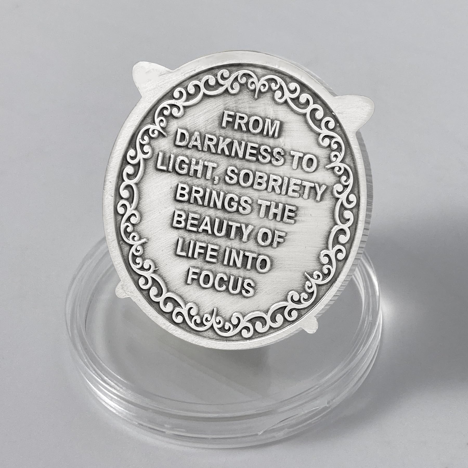 Original Darkness to Light Butterfly Sobriety Coin mysite