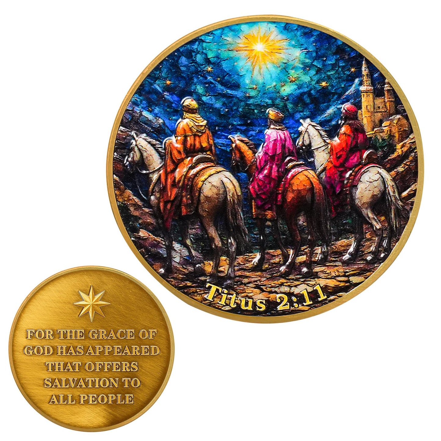 Three Oriental Doctors Prayer Christian Challenge Coin mysite