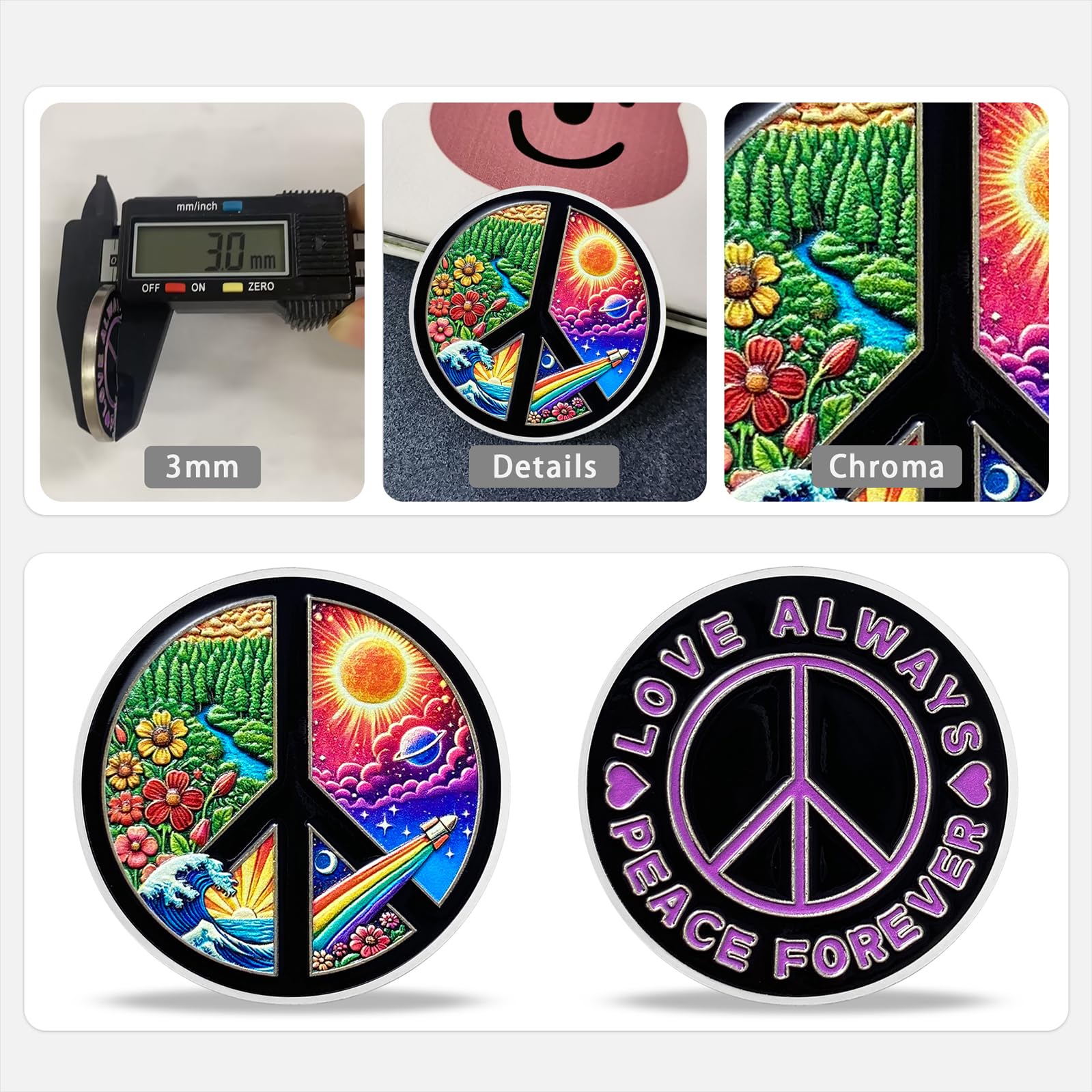 Nature Harmony & Universal Love Environmental Peace Coin mysite