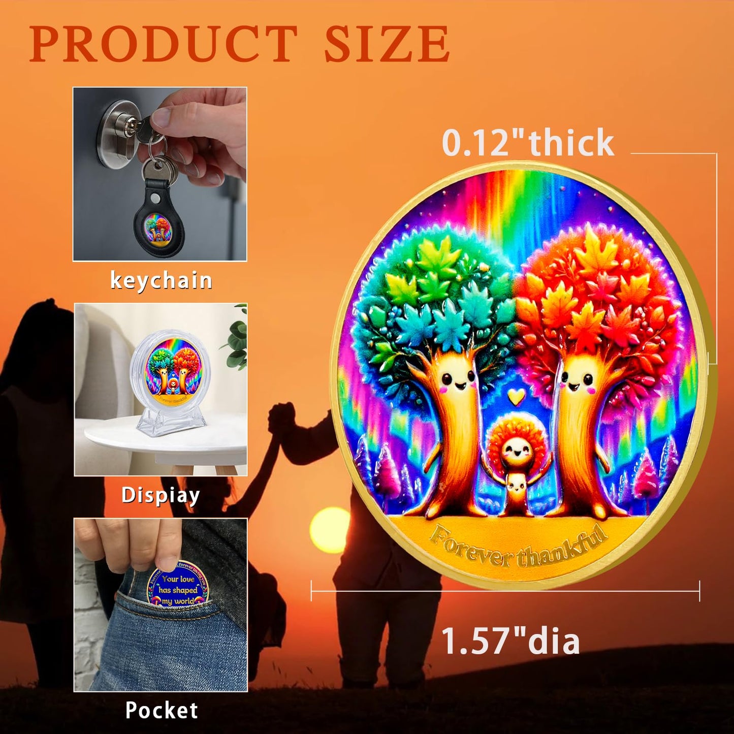 Meaningful Family Keepsake Forever Thankful Coin mysite