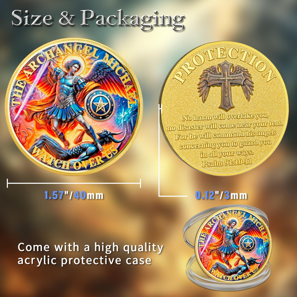 Archangel Michael Police Officers Prayer Coin mysite