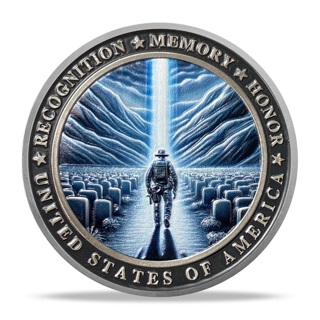 Heroic Police Law Enforcement Valor & Sacrifice Commemorative Memorial Coin mysite