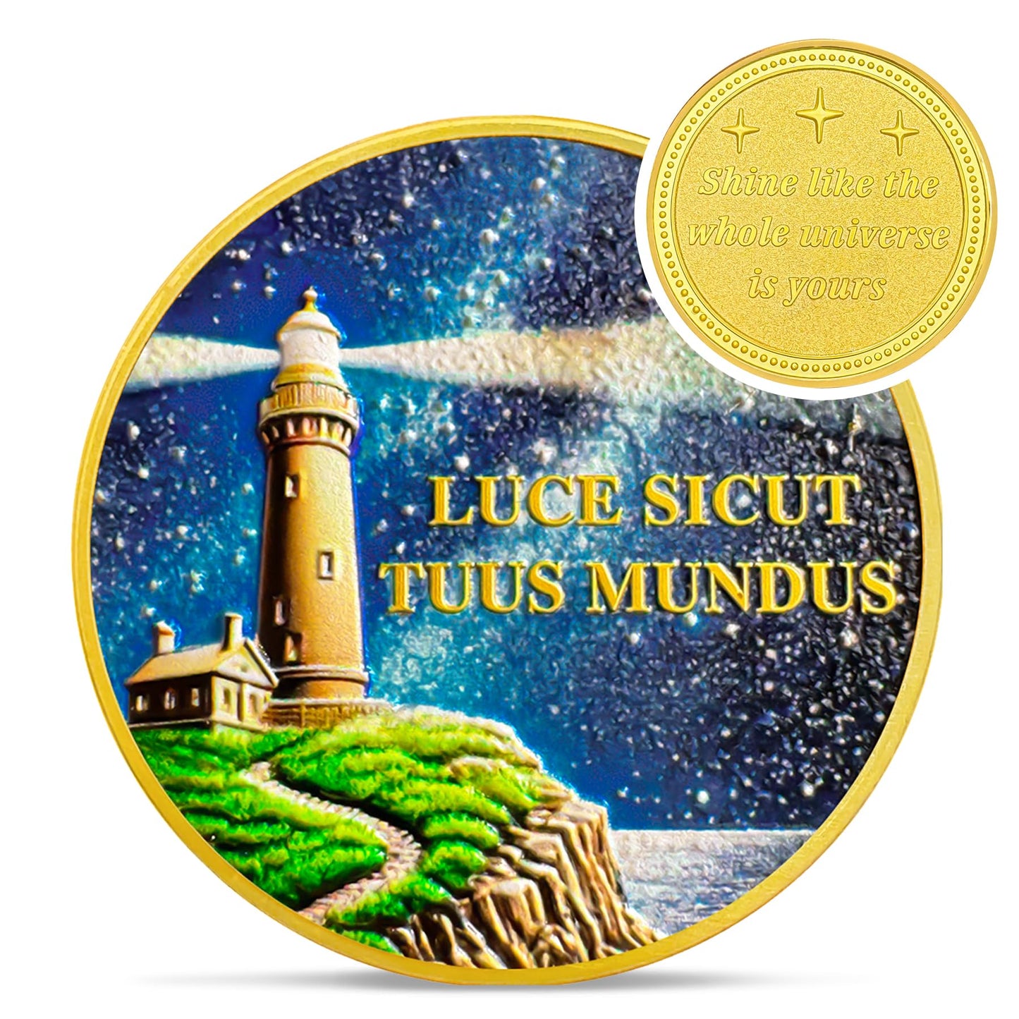 Guiding Lighthouse Inspiration Coin mysite