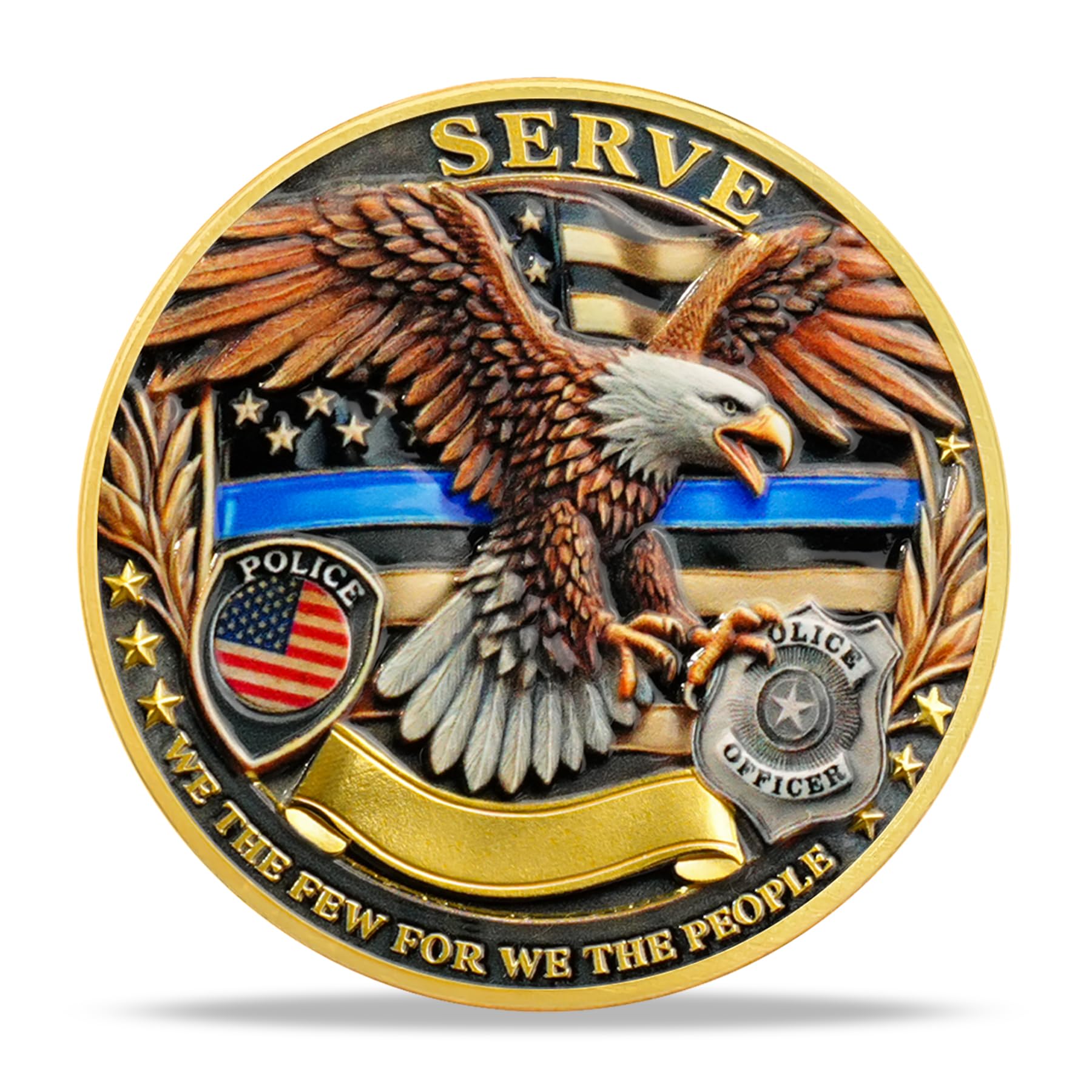 Skeletons and Goddess of Justice Police Challenge Coin mysite