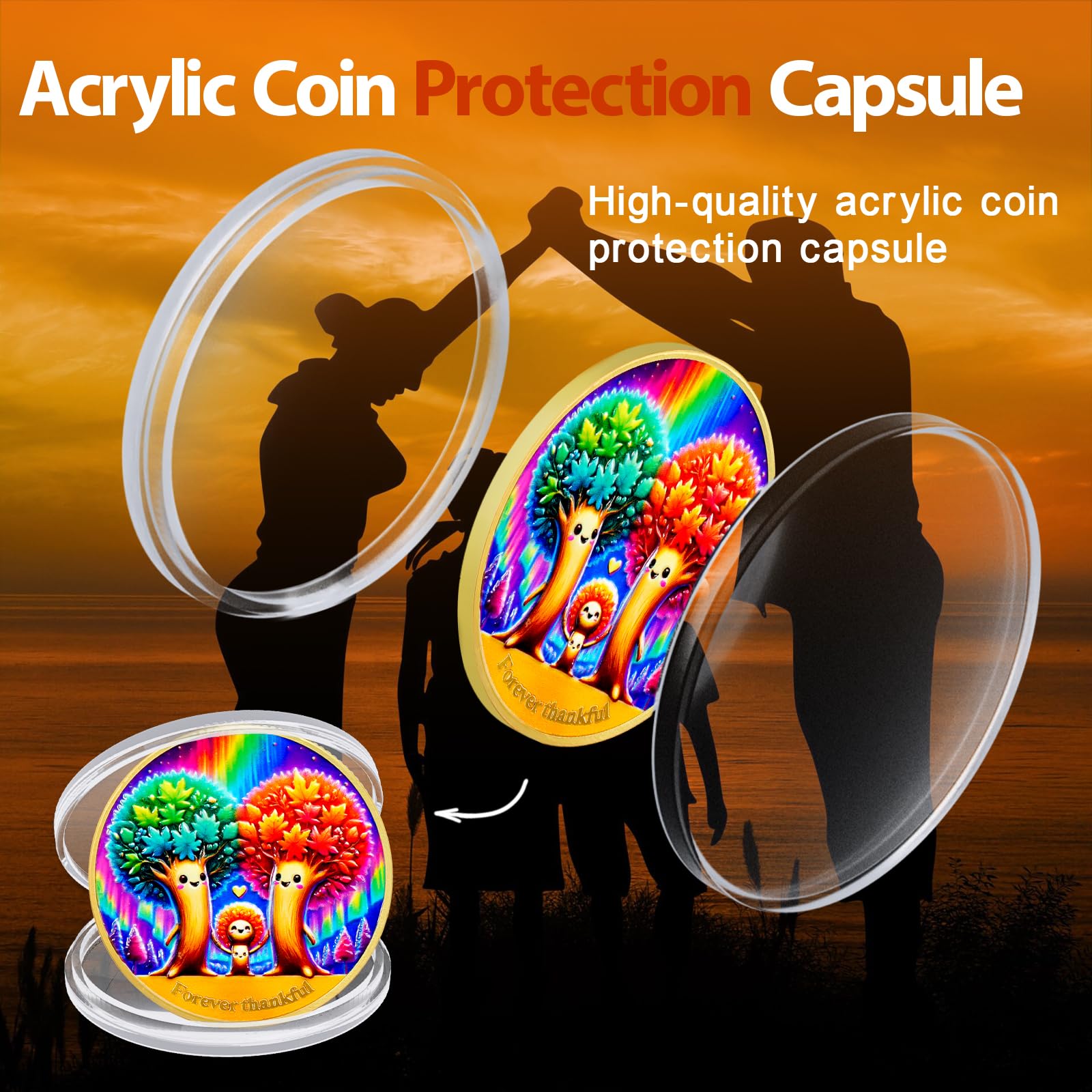 Meaningful Family Keepsake Forever Thankful Coin mysite