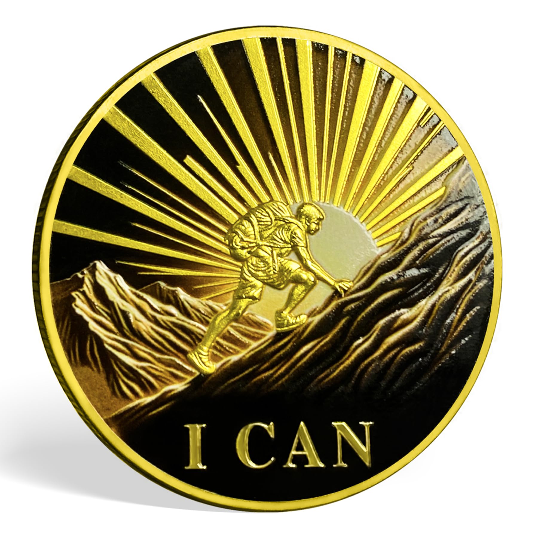 Encouragement Never Give Up Inspirational Coin mysite