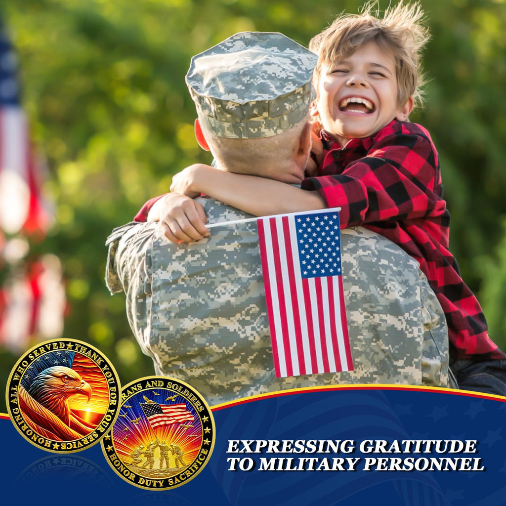 Honoring All Who Served Thank You for Your Service Military Veterans Challenge Coins mysite