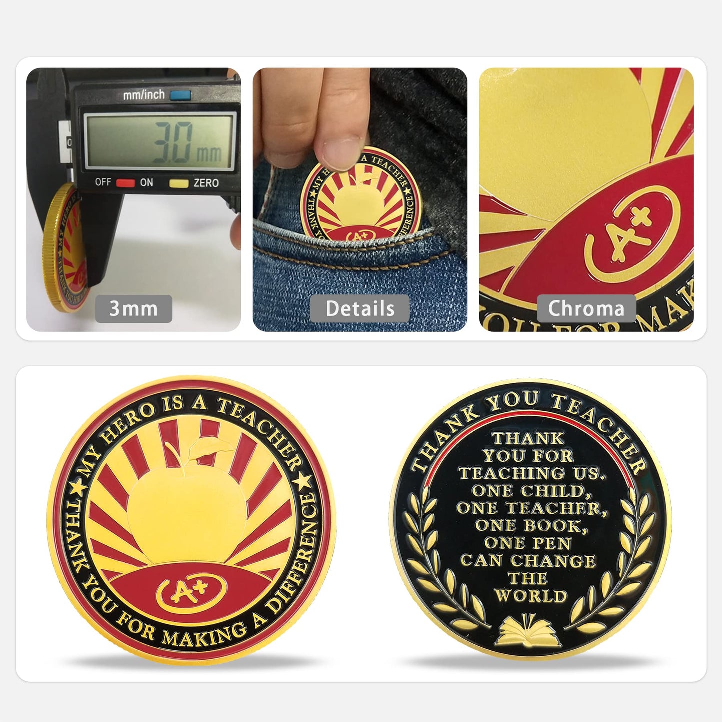 Thank You Teacher Appreciation Challenge Coin mysite