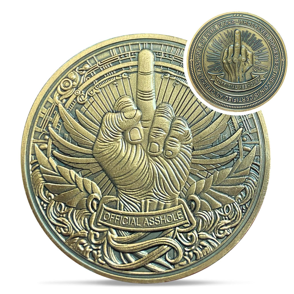 Funny Zero F's Given Challenge Coin mysite