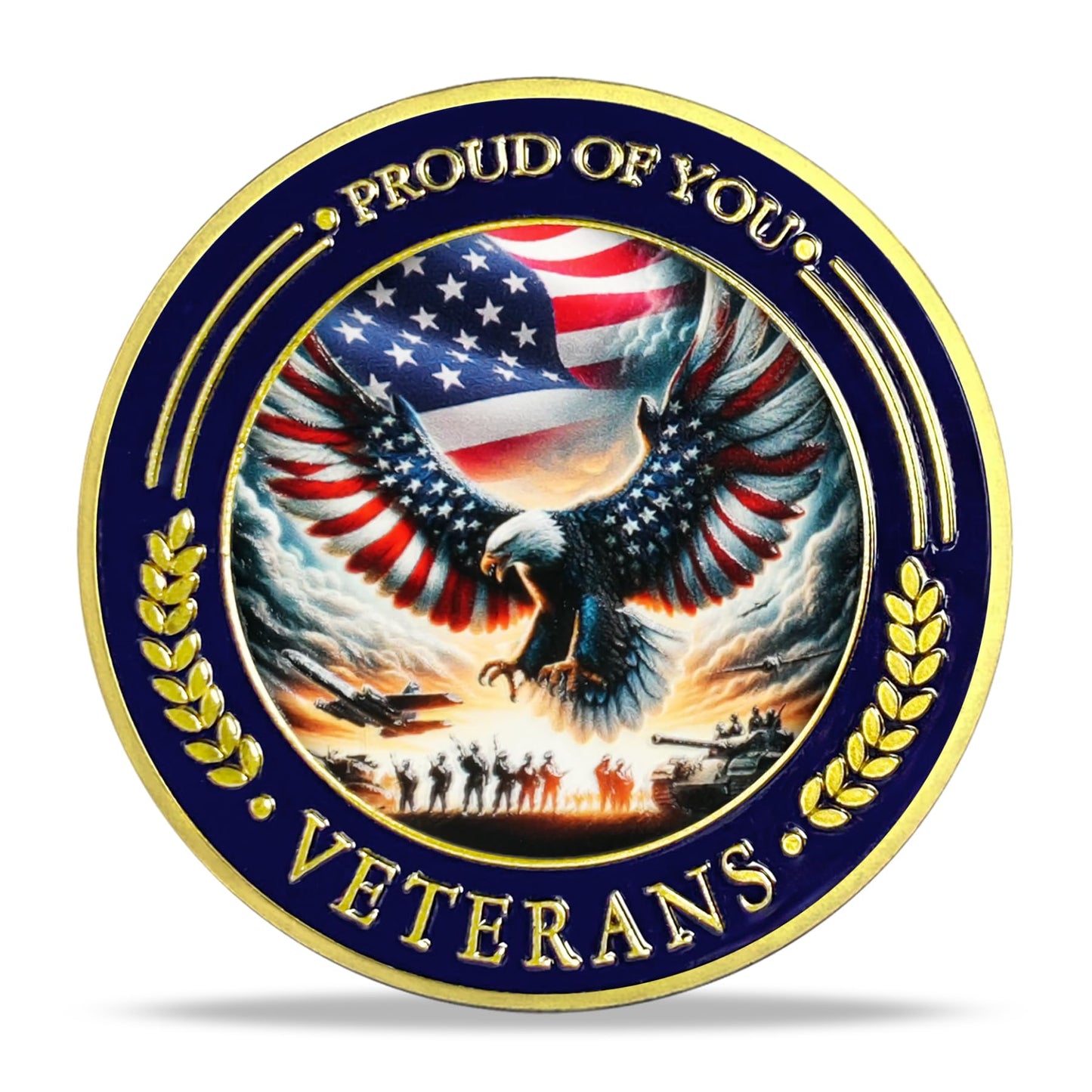 Thank You for Your Service Military Veterans Challenge Coin mysite