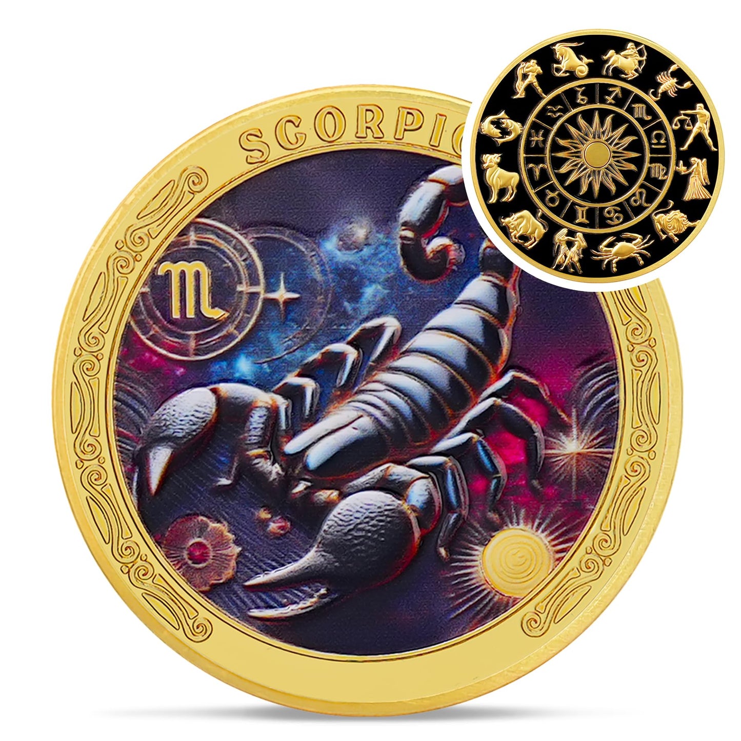 Scorpio 12 Zodiac Challenge Coin mysite
