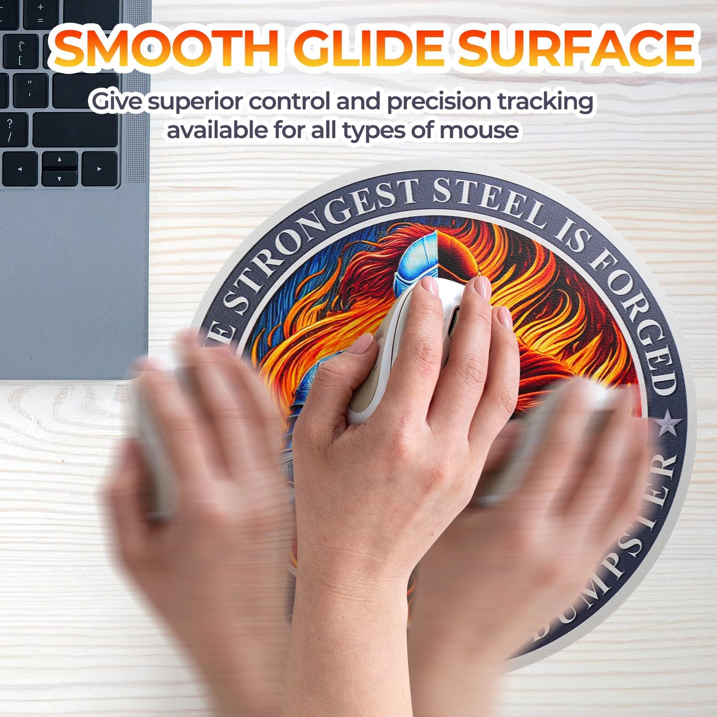 Knight Dumpster Fire Mouse Pad mysite