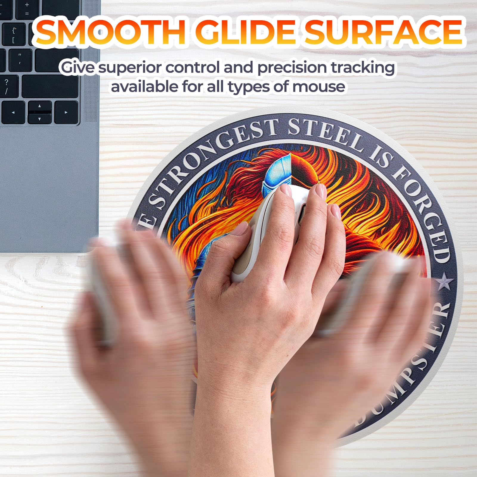 Knight Dumpster Fire Mouse Pad mysite