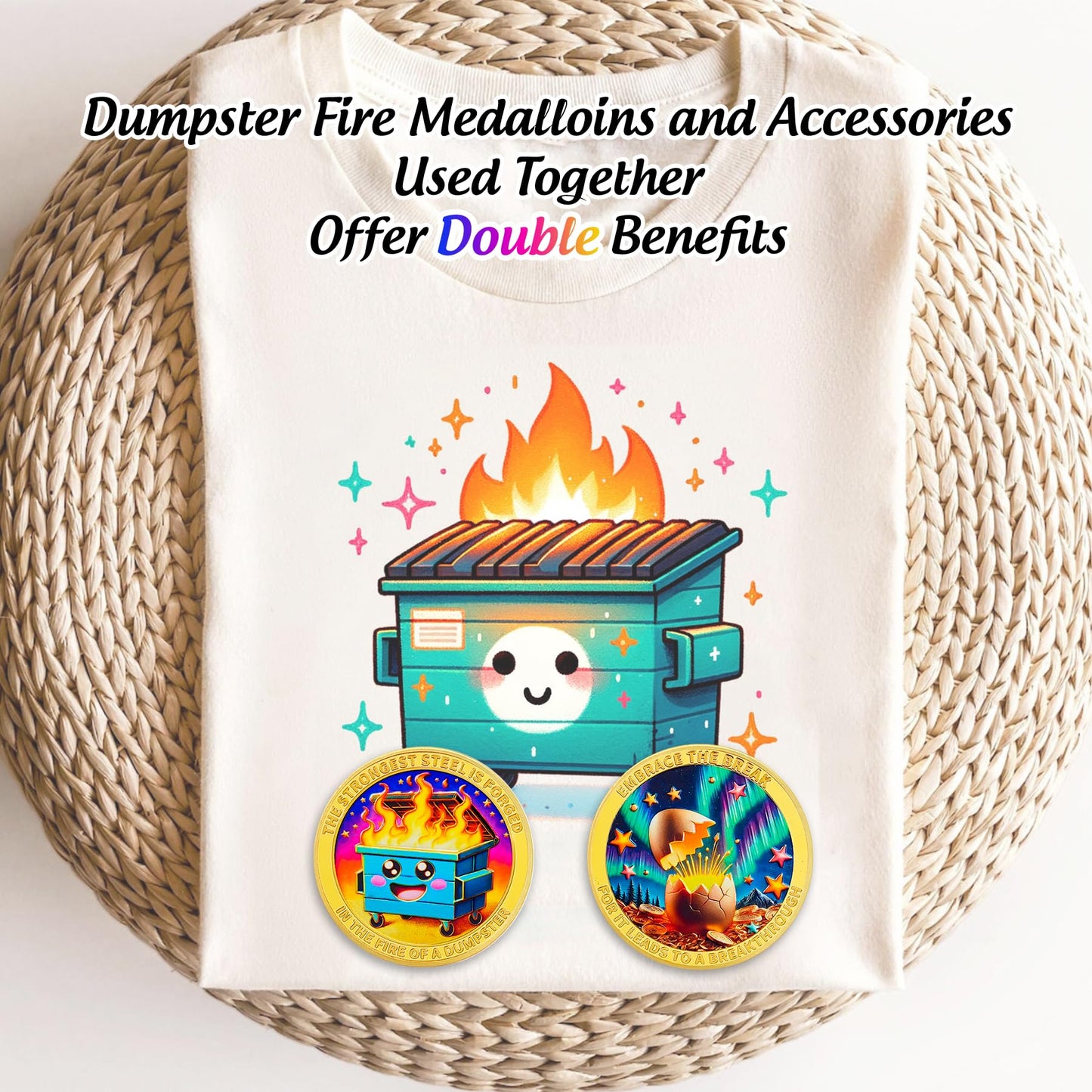 Emerging from Cocoon Dumpster Fire Coin mysite