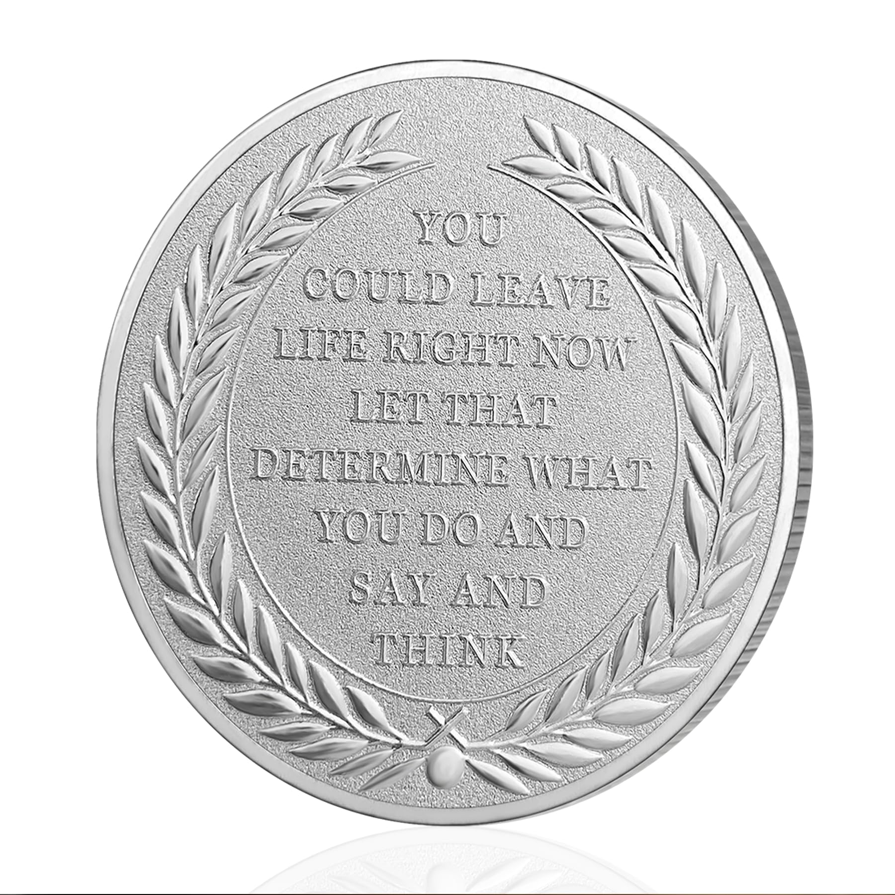 Memento Mori Coin Stoic  Inspirational Reminder Coin mysite