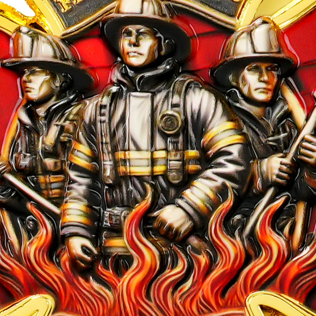 Firefighter Bravery Sacrifice Duty Coin mysite