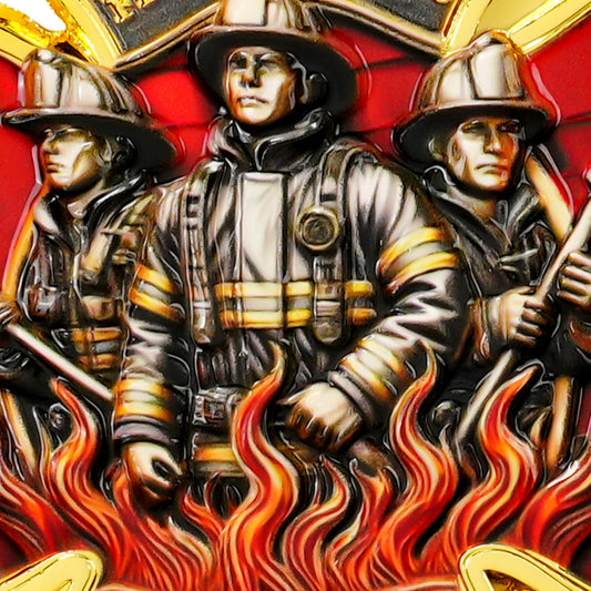 Firefighter Bravery Sacrifice Duty Coin mysite