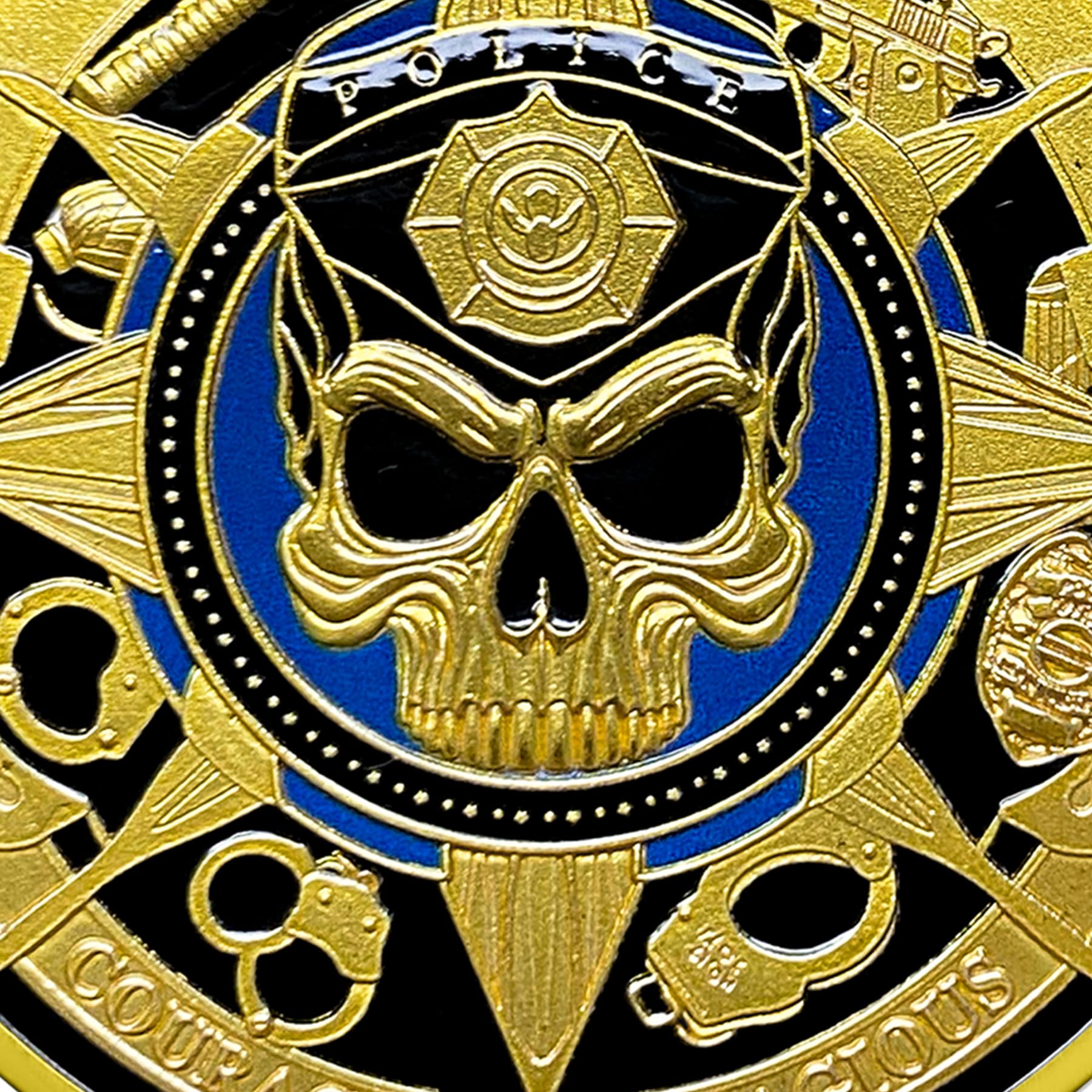 Patriotic Police Law Enforcement Valor & Duty Coin mysite