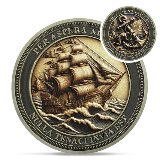 Sailing Anchor Inspiration  Symbol of Faith and Strength Encouragement Coin mysite