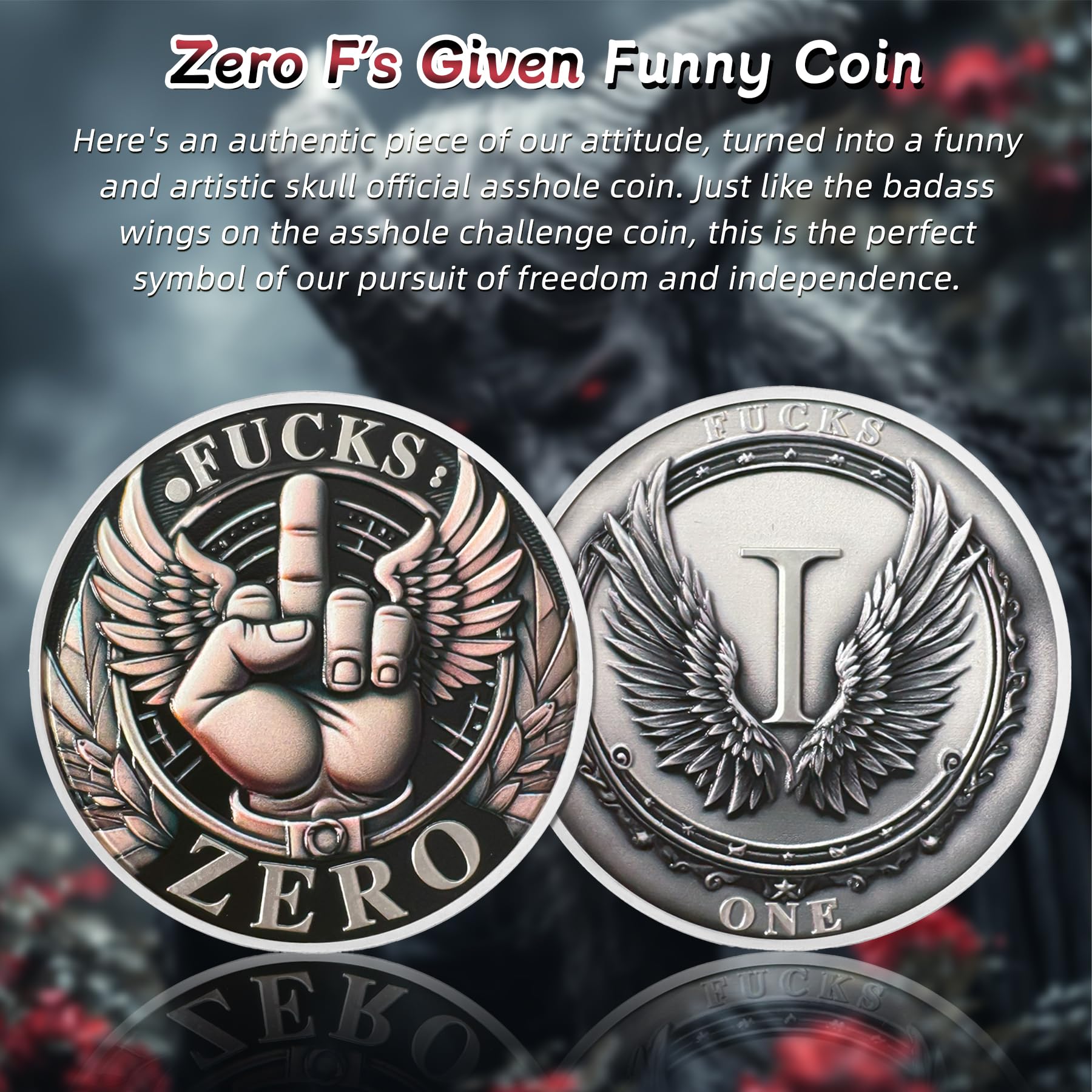 Delicate Zero F's Given Funny Coin mysite