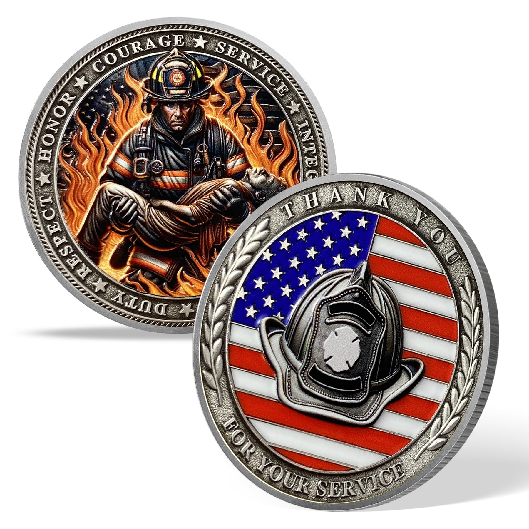 Firefighter Rescue Challenge Coin mysite