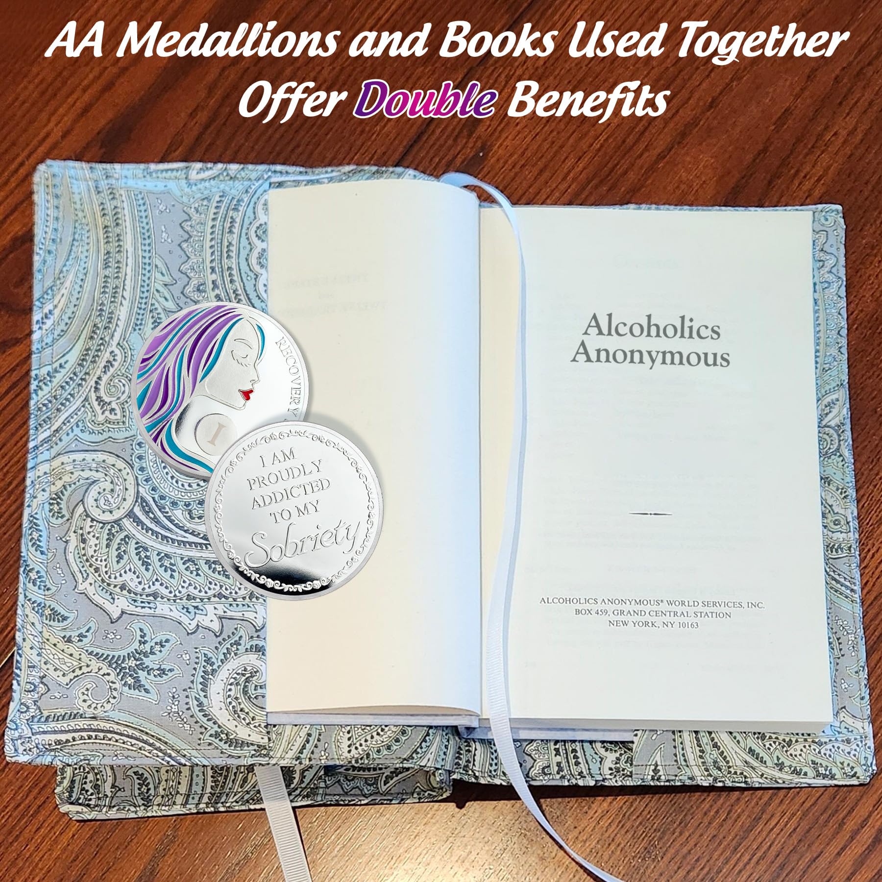 Courageous Lady AA Recovery Sobriety Coin mysite